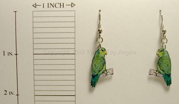 f_parrotlet-1-gr.jpg - Green Parrotlet Earrings