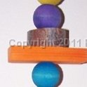 Hardwood+balls,Pecan+&+pine+on+3mm+chain